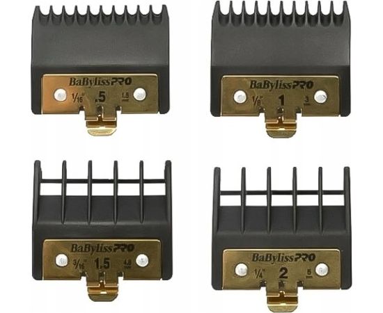 Trymer BaBylissPRO ZESTAW NASADEK DO TRYMERA BABYLISS PRO SKELETON FX FXPTGE-320 Epilatori, bikini trimmeri, sieviešu skuvekļi