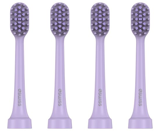 Końcówka 4Swiss ST216 Electrosonic Care+ 4-PAK soniczne Lavender Uzgaļi elektriskajām zobu birstēm