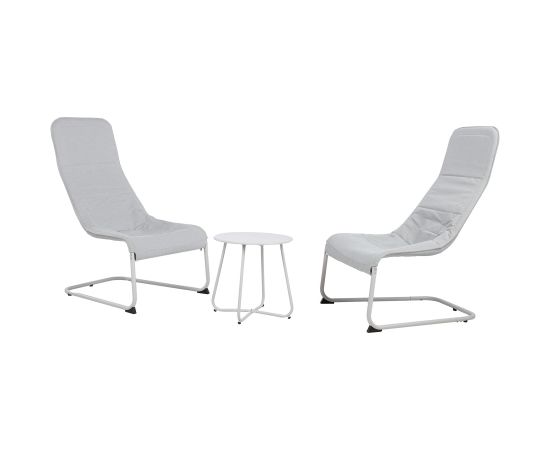 Balcony set MELFI table and 2 chairs, grey Новинки Для дома и сада 