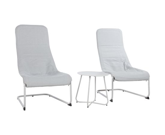 Balcony set MELFI table and 2 chairs, grey Новинки Для дома и сада 