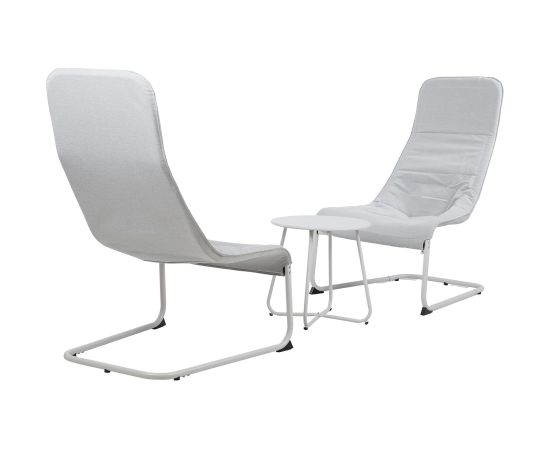 Balcony set MELFI table and 2 chairs, grey Новинки Для дома и сада 