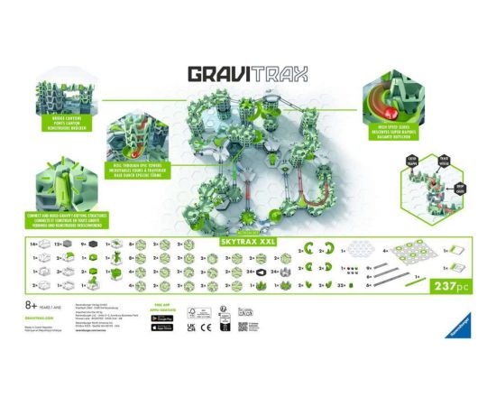 Ravensburger GraviTrax - Action set XXL Skytrax, track Jaunumi, Bērnu preces