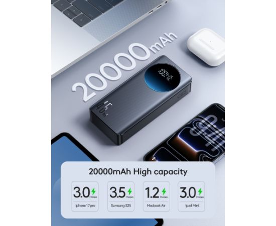 External battery Power Bank Joyroom JR-PBF02 Pro 45W 20000mAh black Power Banks