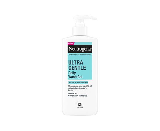 Neutrogena Ultra Gentle Daily Wash Gel - Čisticí gel 200ml Ķermeņa kosmētika