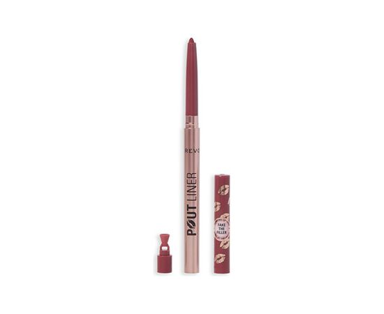 Makeup Revolution Pout Bomb Plumping Lip Liner - Tužka na rty 0,2 g Melba Warm Peach Dekoratīvā kosmētika