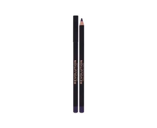 Makeup Revolution Kohl Eyeliner - Eye pencil with high pigmentation 1.3 g Black Dekoratīvā kosmētika