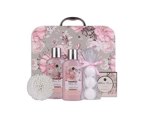 Accentra White Rose Boda Care Gift Box - Dárková sada v papírovém kufříku Ķermeņa kosmētika