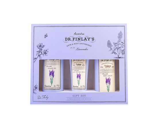 Accentra Lavender Dr. Finlay`s Bath Care Set - Dárková sada koupelové péče Ķermeņa kosmētika