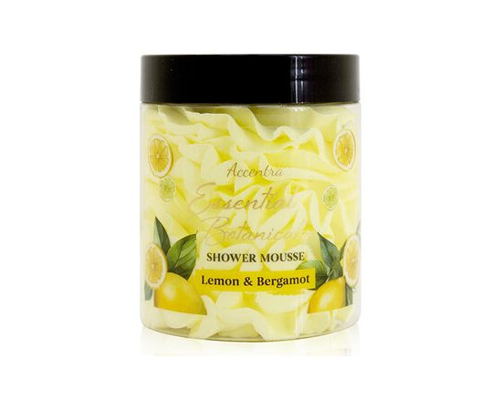 Accentra Lemon & Bergamot Shower Mousse - Sprchová pěna 160.0g Ķermeņa kosmētika