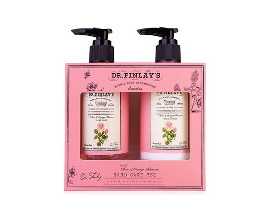 Accentra Rose & Orange Blossom Dr. Finlay`s Hand Care with Pump - Dárková sada péče o ruce s pumpičkou Ķermeņa kosmētika