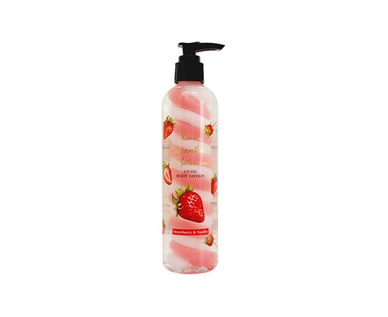 Accentra Strawberry & Vanilla Essential Botanicals Body Milk - Tělové mléko 300ml Ķermeņa kosmētika