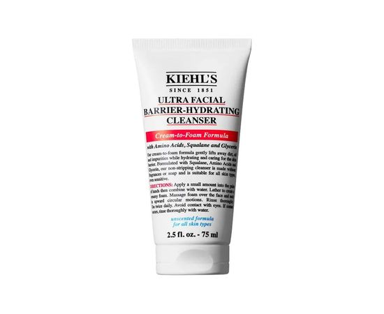 Kiehls Ultra Facial Barrier-Hydrating Cleanser 75ml Ķermeņa kosmētika