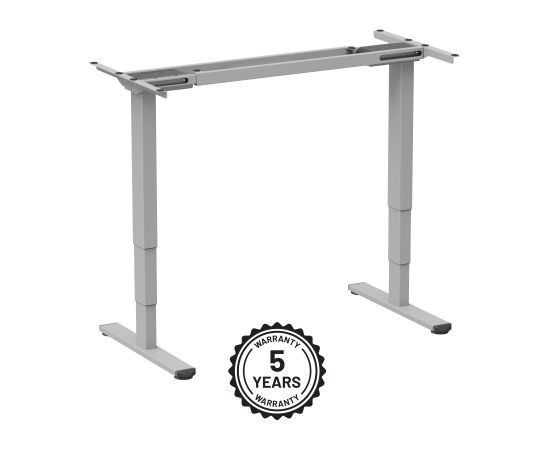 Adjustable Height Table Frame Up Up Bjorn II, Gray Biroja galdi