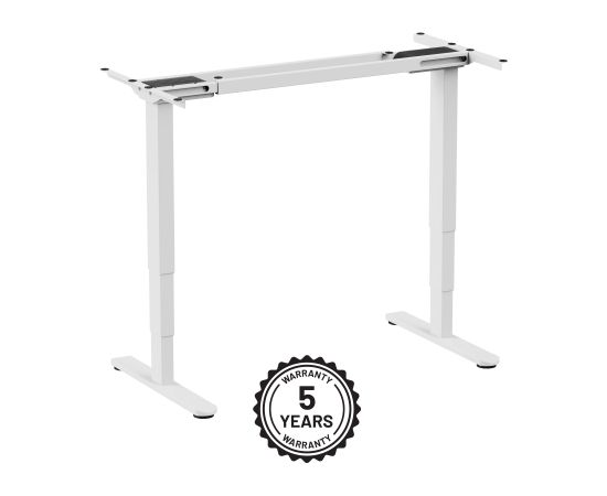 Adjustable Height Table Frame Up Up Bjorn II, White Biroja galdi