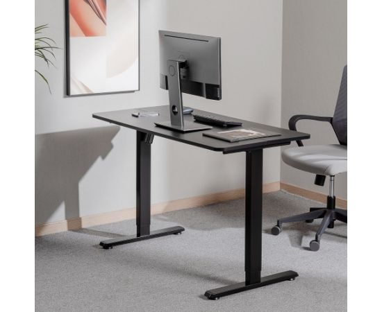 Adjustable Height Table Up Up Frigg Black Biroja galdi