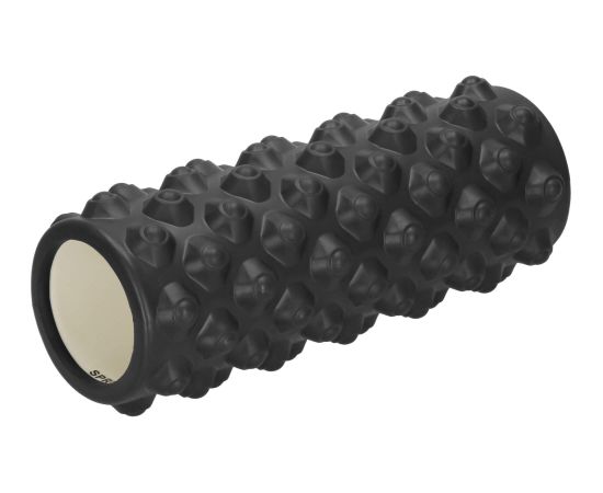 Masāžas rullis ar izciļņiem Springos FR0023 33x10,5 cm rolleris, melns Jaunumi - Sports