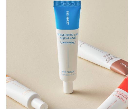 Holika Holika Głęboko nawilżający krem pod oczy HIALURON I SKWALAN SKIN627, 30 ml Sejas kopšana