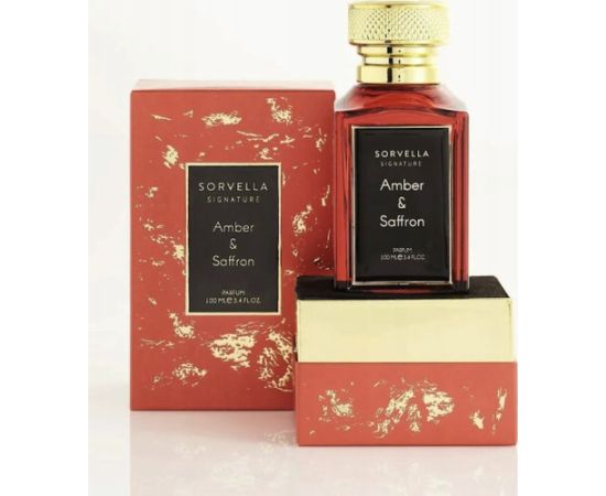 Alkotest SORVELLA Signature Amber & Saffron PARFUM spray 100ml Unisex Smaržas