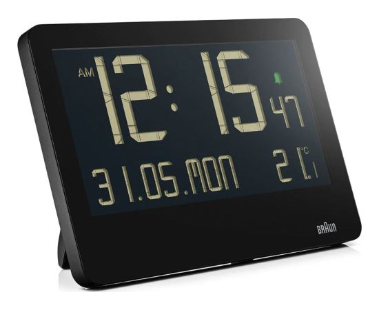 Sienas pulkstenis Braun BC 14 black Quartz Wall Clock digital Jaunumi - Datori
