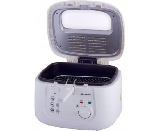 Fritēšanas katls, 2.5 L, 1800 W, balta, 6811, Kamille Taukvāres katli