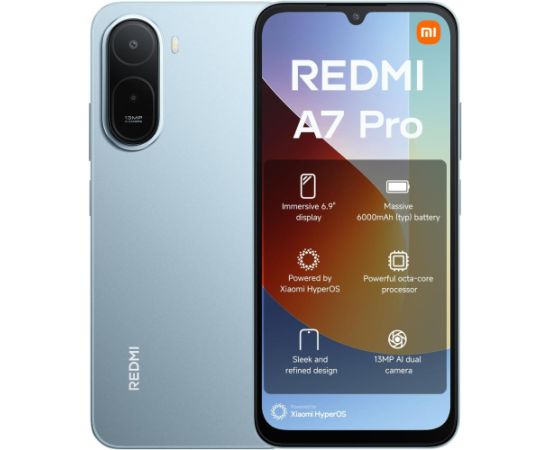 Xiaomi Redmi A7 Pro 128 / 4GB Mist Blue Jaunumi - Viedierices