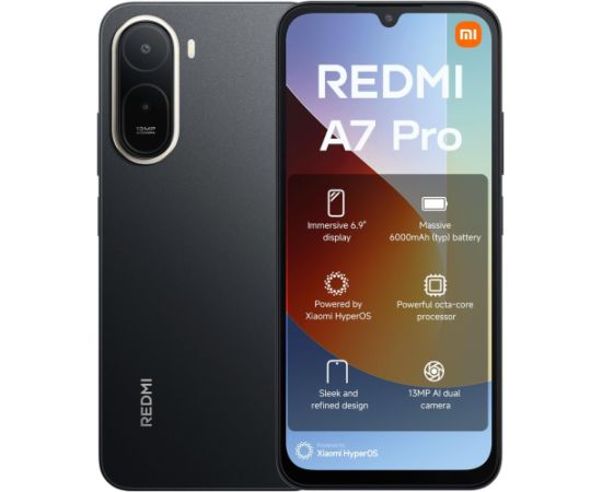 Xiaomi Redmi A7 Pro 64GB Black Jaunumi - Viedierices