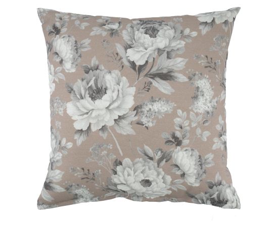 Pillow ZHAO 45x45cm, gray roses Новинки Для дома и сада 