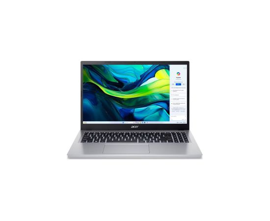 Acer AG15-32P-39R2 Core 3 N355 15.6"FHD IPS 8GB LPDDR5 SSD(128+128) BT Win11 Silver (REPACK) 2Y Portatīvie datori