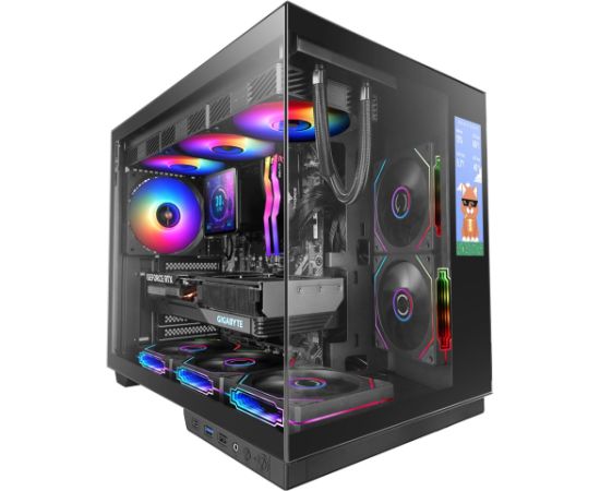 Tacens Mars Gaming MCMIRAGE computer case Midi Tower Black Datoru korpusi