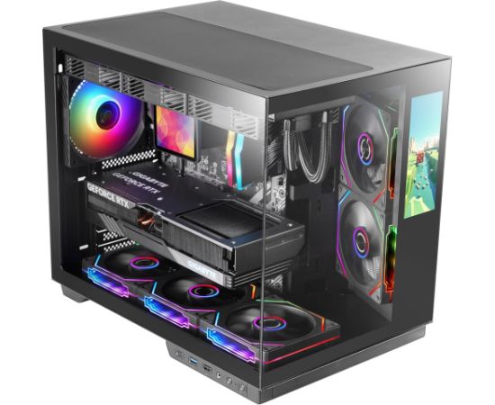 Tacens Mars Gaming MCMIRAGE computer case Midi Tower Black Datoru korpusi