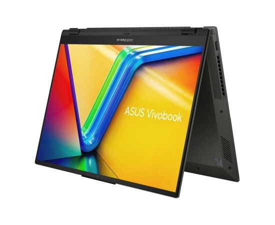 ASUS Vivobook S 16 Flip TP3604VA-WS51T_16 Intel® Core™ i5 i5-1335U Hybrid (2-in-1) 40.6 cm (16") Touchscreen WUXGA 16 GB DDR4-SDRAM 512 GB SSD Wi-Fi 6E (802.11ax) Windows 11 Home Black New Repack/Repacked Portatīvie datori