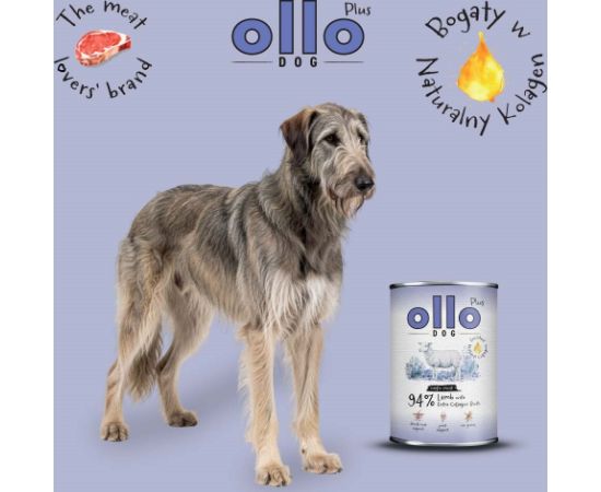 OLLO Plus Collagen Mono Lamb - wet dog food - 800g Suņu barība