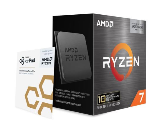 AMD Ryzen 7 5800X3D processor 3.4 GHz 96 MB L3 Box Процессоры