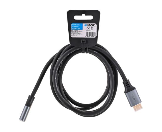 Ibox Kabel przedłużka HDMI do HDMI 4k złota wtyczka 2m  Кабель HDMI
