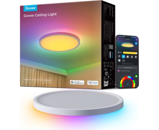 Govee 30cm RGBWW + RGBIC Smart Smart ceiling light Wi-Fi/Bluetooth 28 W Декоративное освещение 