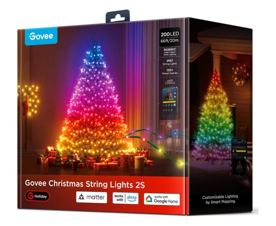 Govee H80C4 Smart string light Wi-Fi/Bluetooth 15 W Декоративное освещение 