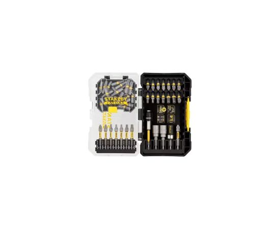 Piederumu komplekts ar 55 vienībām Stanley STA88559-XJ; 25 mm; 50 mm; 55 gab. Аксессуары для дрелей