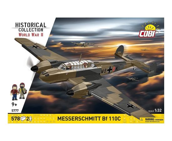 Cobi Klocki messerschmitt bf 110c 578 klocków Машины и аксессуары