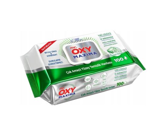 Sweex MR.OXY Chusteczki nawilżane uniwersalne do czyszczenia XL 100 szt. Mitrās salvetes