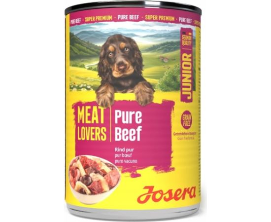 Josera JOSERA PIES pusz.400g MEAT LOVERS JUNIOR  PURE BEEF  /6 Suņu barība