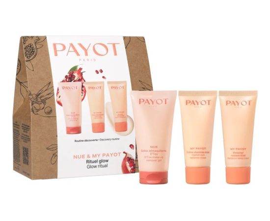Payot Set Payot: Nue, Makeup Remover Gel, 50 ml + My Payot Vitamin Glow, Radiance, Cream, For Face, 30 ml + My Payot Radiance, Brightening, Night Sleeping Mask, 30 ml For Women Духи и косметика