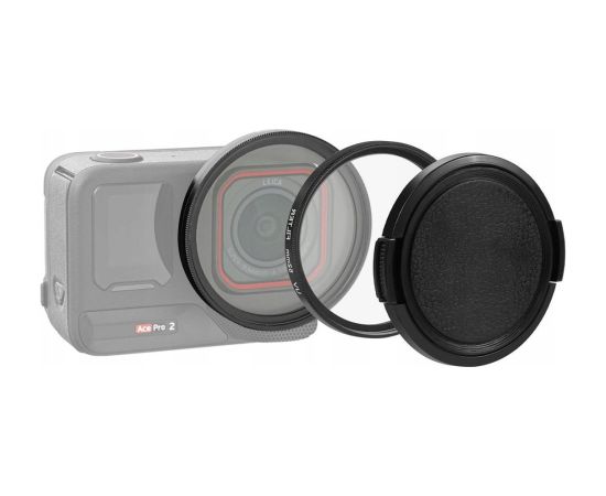 Filtr Puluz Zestaw 3w1 Filtr Uv Adapter Na Filtry 52mm Dekielek Do Insta360 Ace Pro 2 / Pu770b Штативы и Аксессуары