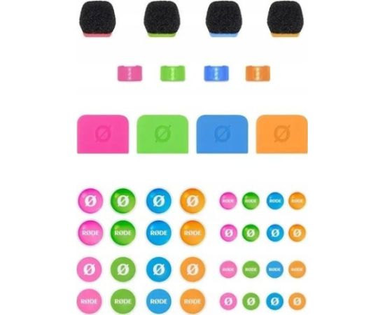 Rode RODE COLORS3 - Kolorowe nakładki Wireless GO i Lavalier II Aудио-видео
