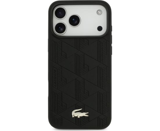 Lacoste PU Nomogramme Gold Logo MagSafe Case Aizsargapvalks priekš Apple iPhone 17 Pro Max Neoriģinālie Maciņi