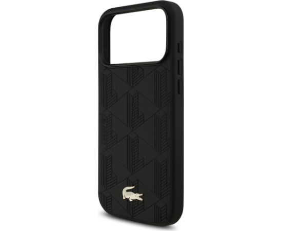 Lacoste PU Nomogramme Gold Logo MagSafe Case Aizsargapvalks priekš Apple iPhone 17 Pro Max Neoriģinālie Maciņi