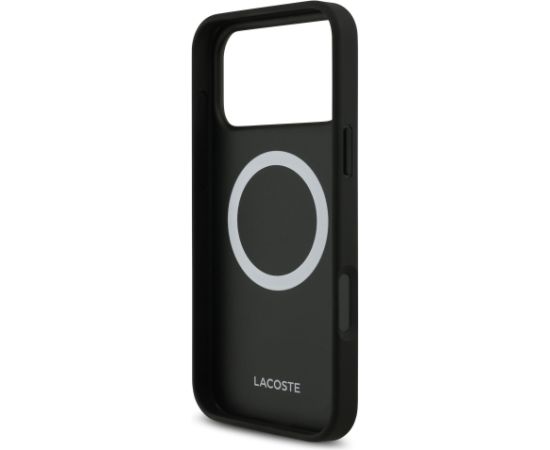 Lacoste PU Nomogramme Gold Logo MagSafe Case Aizsargapvalks priekš Apple iPhone 17 Pro Max Neoriģinālie Maciņi