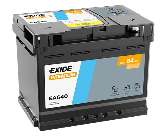 AKUMULATORS EXIDE 12V/64Ah/640A 242x175x190 Akumulatori
