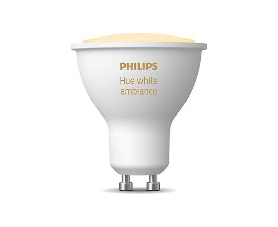Philips Hue White Ambiance, GU10, white - Smart Light Viedās lampas un spuldzes