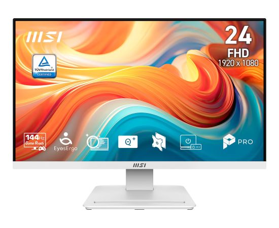 MSI PRO MP241WDE E14V (60.5 cm (23.8 inches), white, FullHD, IPS, HDMI, DP, VRR, 144Hz panel) LED / LCD мониторы