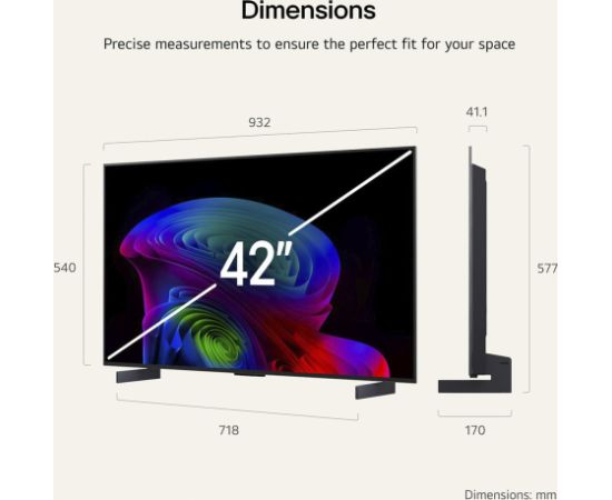 LG Electronics OLED42C6ELB.AEUD (105.5 cm (42 inches), black, UltraHD/4K, triple tuner, 120Hz panel) Телевизоры
